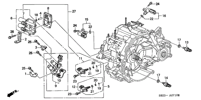 TRANSMISSION - AUTOMATIC/AT SENSOR - SOLENOID for 2001 Honda ACCORD COUPE #1