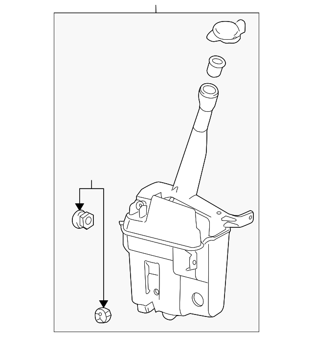 19184593 Деталь WASHER RESERVOIR