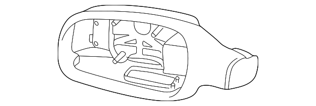 9203550 Деталь MIRROR HOUSING, LEFT