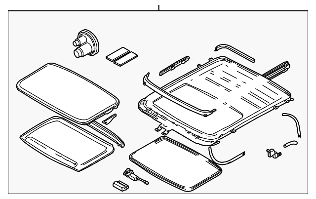30652023 Деталь SUNROOF ASSY