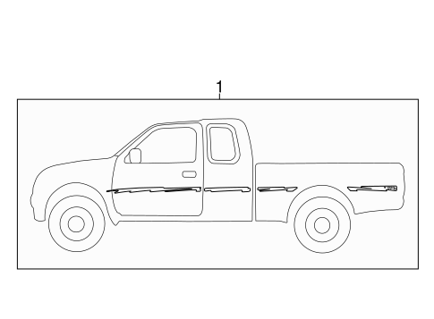 BODY/STRIPE TAPE for 1997 Toyota Tacoma #1