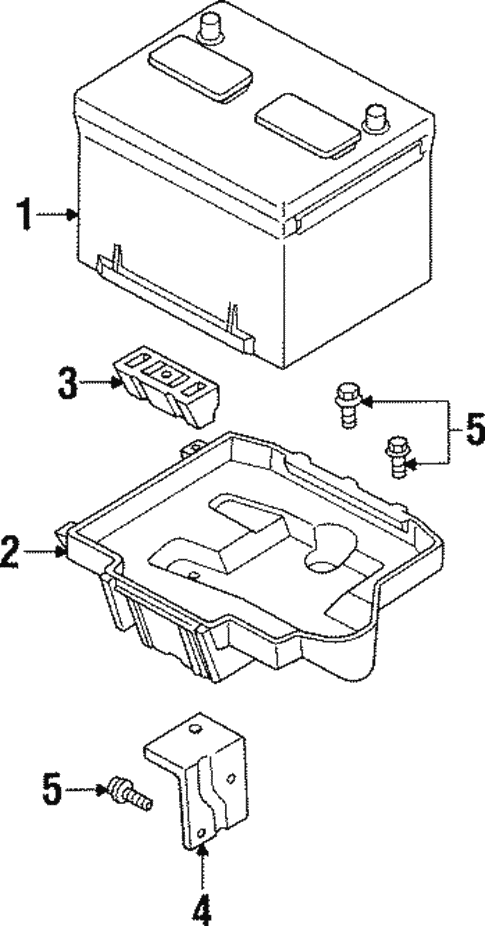 Battery for 1993 Ford Probe #0