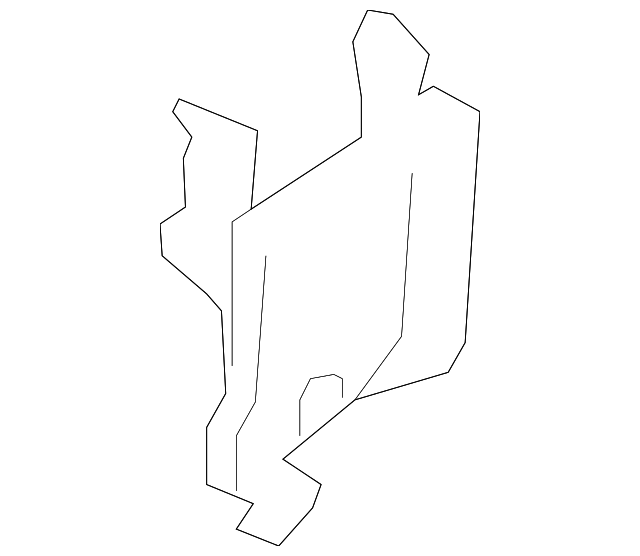 AE5Z-10732-B BATTERY HOLDER, LEFT