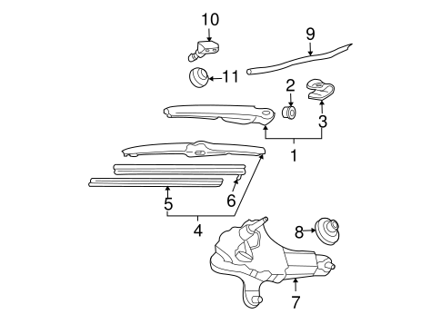 ELECTRICAL/WIPERS for 2006 Toyota RAV4 #2