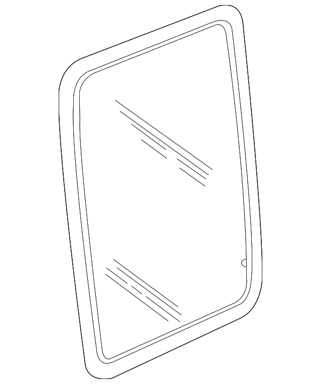 6L5Z-1329701-BA Деталь DOOR GLASS, LEFT