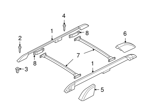Body/Luggage Carrier for 2014 Ford Expedition #1