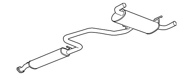 25844220 Деталь MUFFLER & PIPE