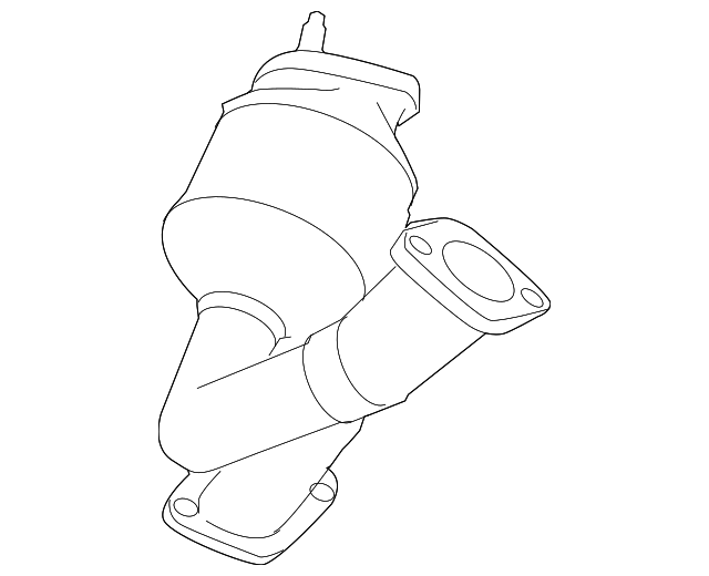 19169164 Деталь CONVERTER & PIPE, RIGHT