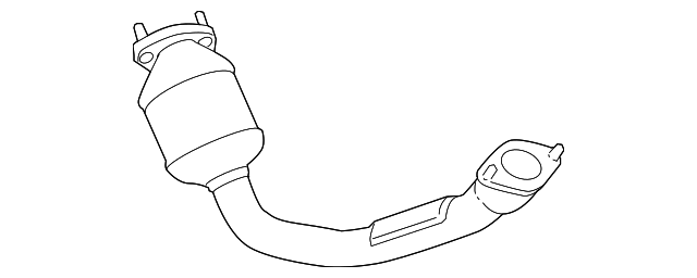 25881480 Деталь CONVERTER & PIPE, LEFT