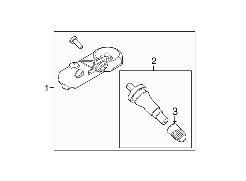 Fusion TIRE PRESSURE MONITOR COMPONENTS