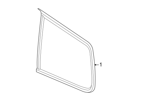 Glass & Hardware for 2006 Saab 9-3 #1
