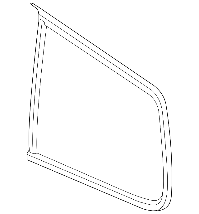 93185020 Деталь QTR GLASS, RIGHT