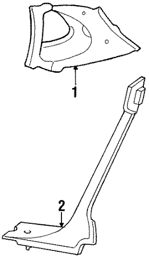 Taurus INTERIOR TRIM - QUARTER PANELS 2