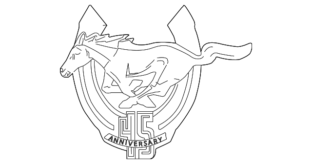 9R3Z-16098-A Деталь EMBLEM, RIGHT