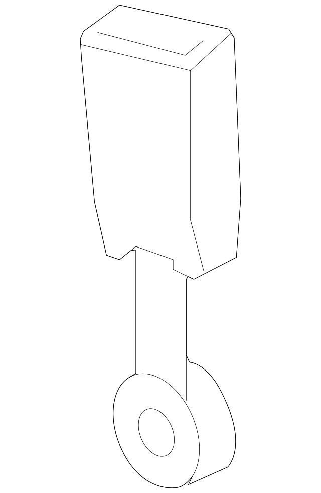 19168226 Деталь OUTER BUCKLE, RIGHT