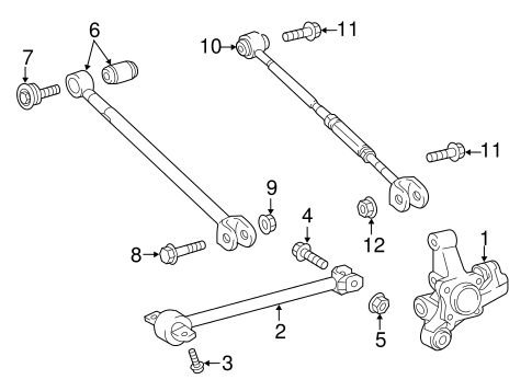 REAR SUSPENSION/REAR SUSPENSION for 2015 Toyota Avalon #1