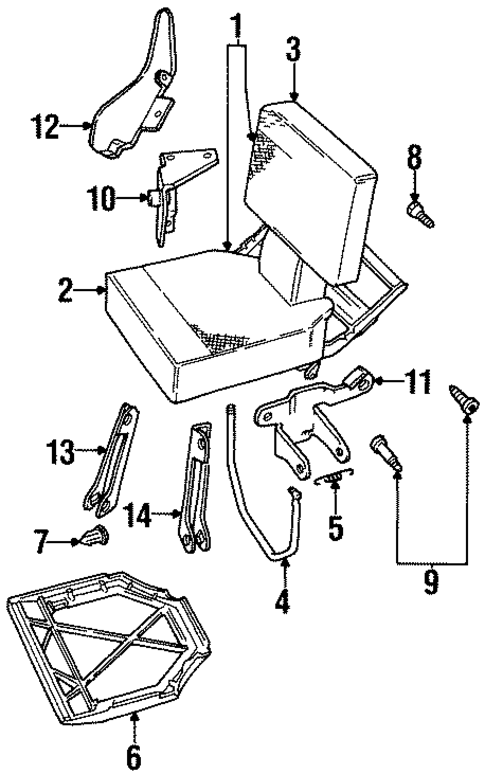 Discovery REAR SEAT COMPONENTS