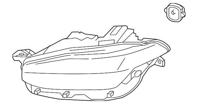 31395940 Деталь HEADLAMP ASSY, LEFT