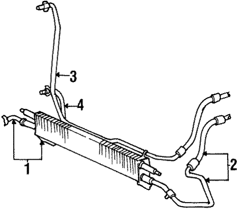 Trans Oil Cooler for 2000 Ford Windstar #0