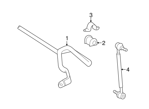 Vibe STABILIZER BAR & COMPONENTS 2