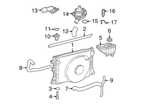 Mustang RADIATOR & COMPONENTS