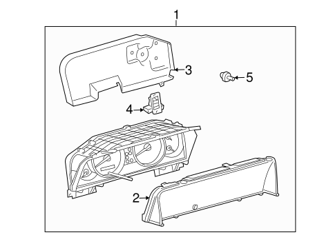 BODY/INSTRUMENT GAUGES for 2005 Toyota Land Cruiser #1