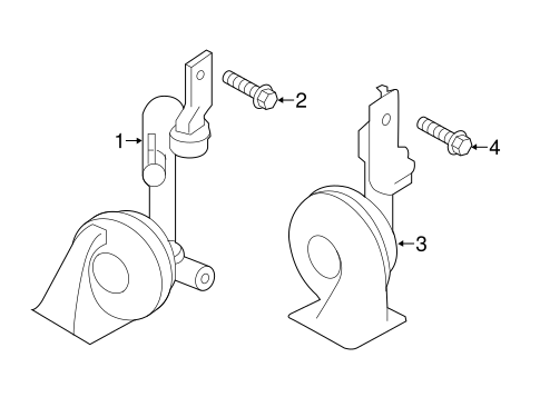 Horn for 2019 Hyundai Elantra GT #0