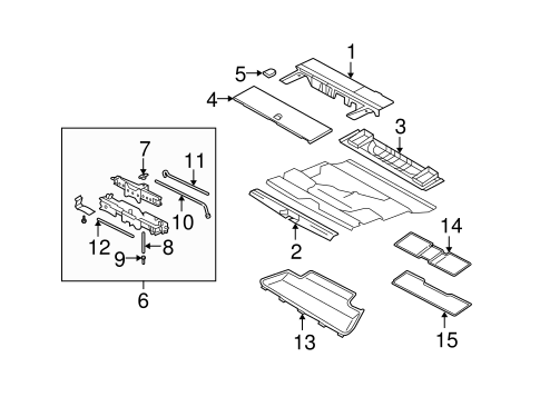 Navigator INTERIOR TRIM - REAR BODY