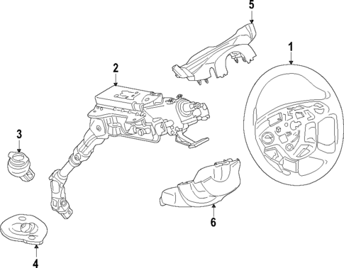 Steering Wheel for 2020 Ford Transit-150 #0