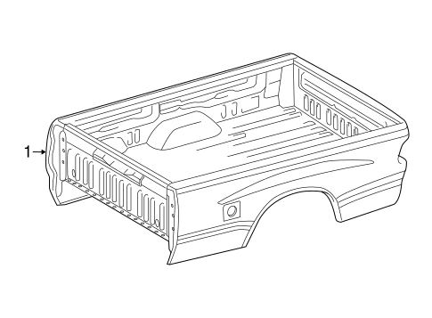 BODY/BOX ASSEMBLY for 2007 Toyota Tundra #1