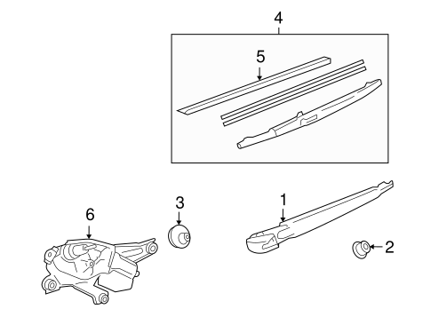 BODY/WIPER & WASHER COMPONENTS for 2011 Toyota Land Cruiser #2