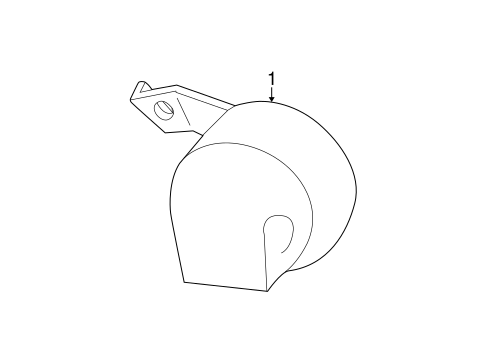 Electrical/Horn for 2008 Chevrolet Cobalt #1