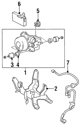 ELECTRICAL/ABS COMPONENTS for 1996 Toyota Avalon #1