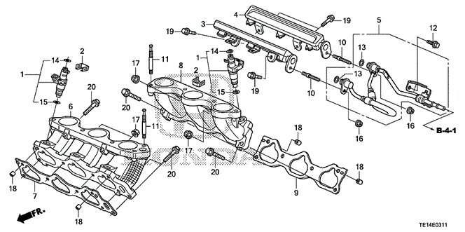 Engine/Fuel Injector (V6) for 2012 Honda ACCORD COUPE #1