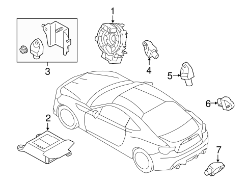 ELECTRICAL/AIR BAG COMPONENTS for 2014 Scion FR-S #1