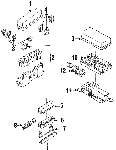 Electrical/Electrical Components for 1998 Nissan Quest #1