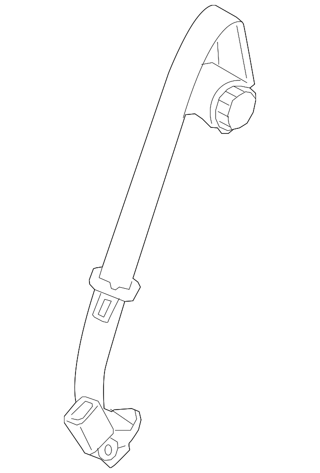 LR061321 Деталь OUTER BELT ASSY, LEFT