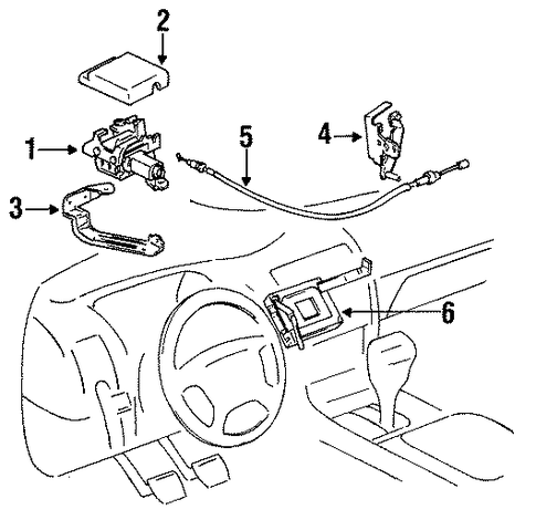 FUEL SYSTEM/CRUISE CONTROL for 1997 Toyota Corolla #1