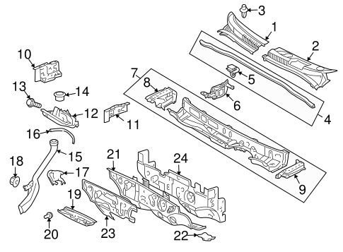 BODY/COWL for 2008 Scion tC #1