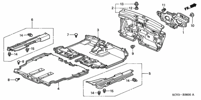 Floor Mat for 2006 Honda Element #0