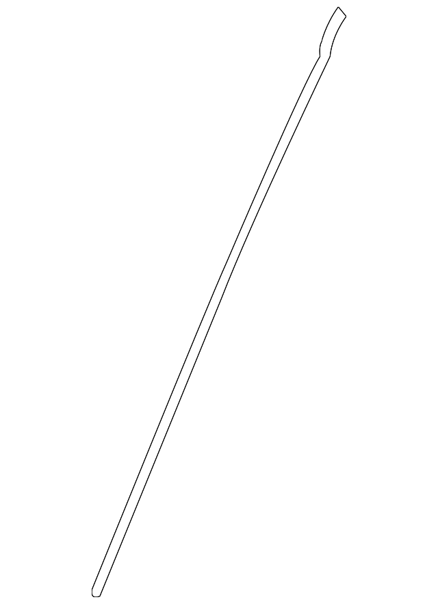 DED500180 Деталь SIDE MOLDING, RIGHT
