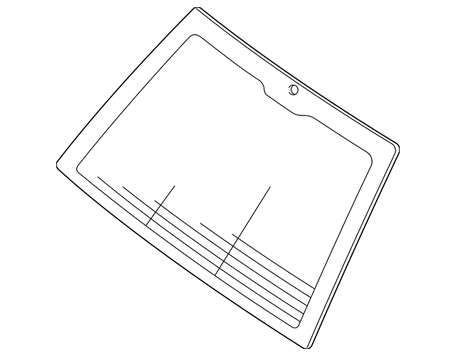 LR039065 Деталь LIFT GATE GLASS