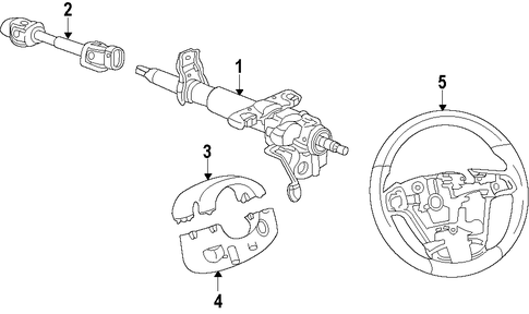 G8 STEERING COLUMN