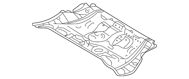 88970852 Деталь CENTER FLOOR PAN