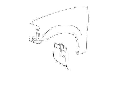 Navigator EXTERIOR TRIM - FENDER