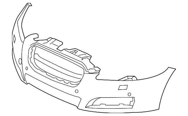 C2Z16215XXX Деталь BUMPER COVER
