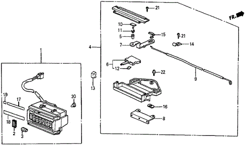 Heater Lever for 1984 Honda Prelude #0