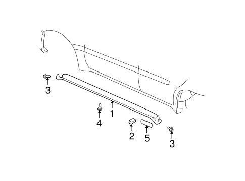 Alero EXTERIOR TRIM - PILLARS 2
