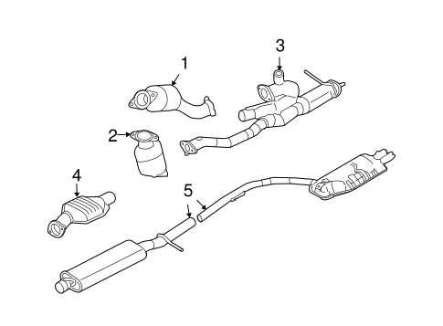 Five Hundred EXHAUST COMPONENTS
