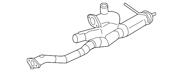 6G1Z-5G274-D Деталь EXHAUST PIPE